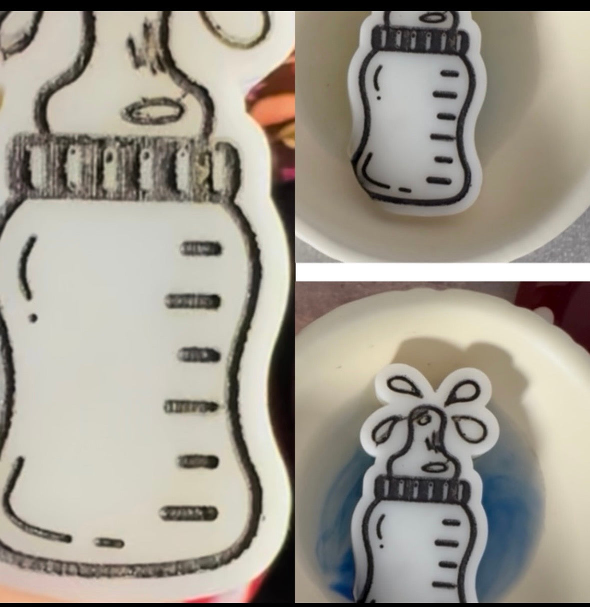 Baby shower/gender reveal melt set