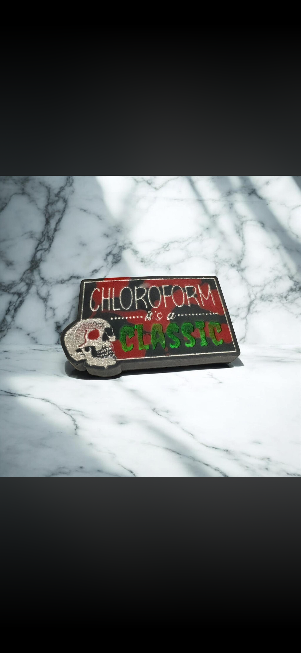 Chloroform it’s a classic melt