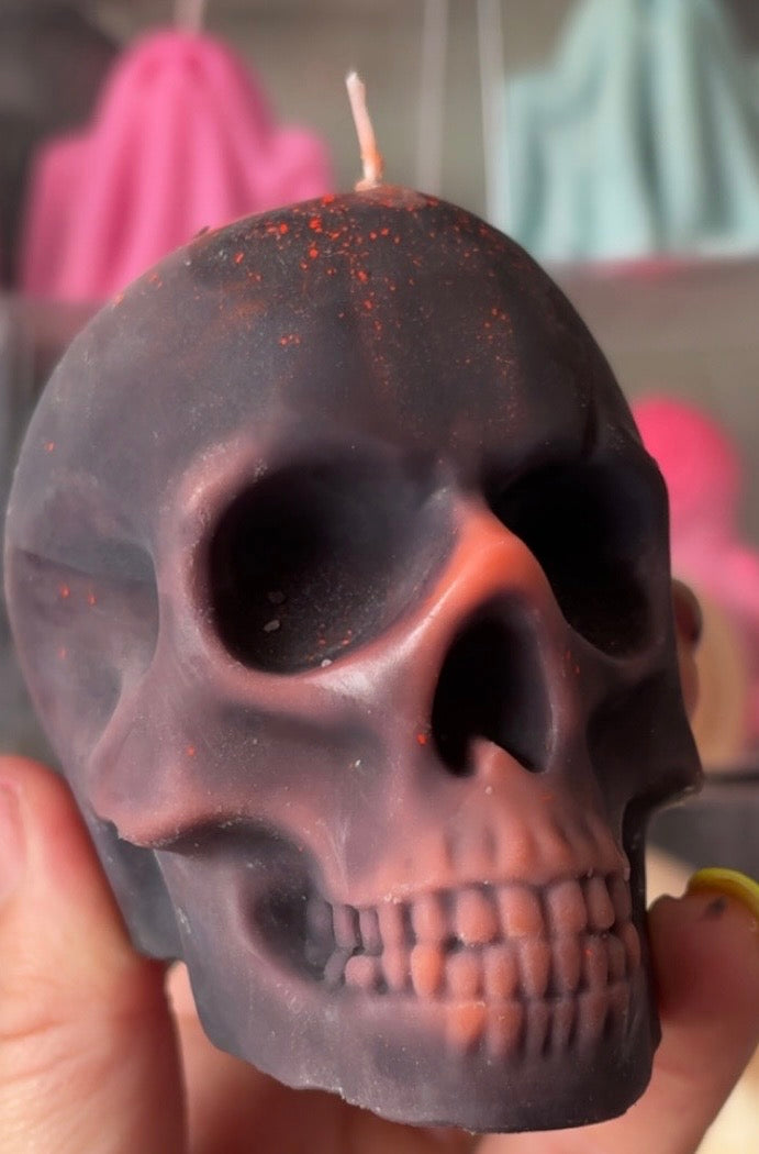 Skully Candle