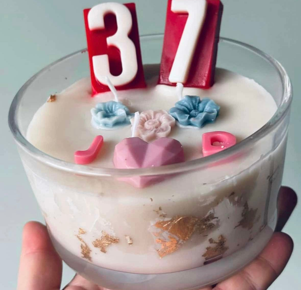 Large Custom Candle