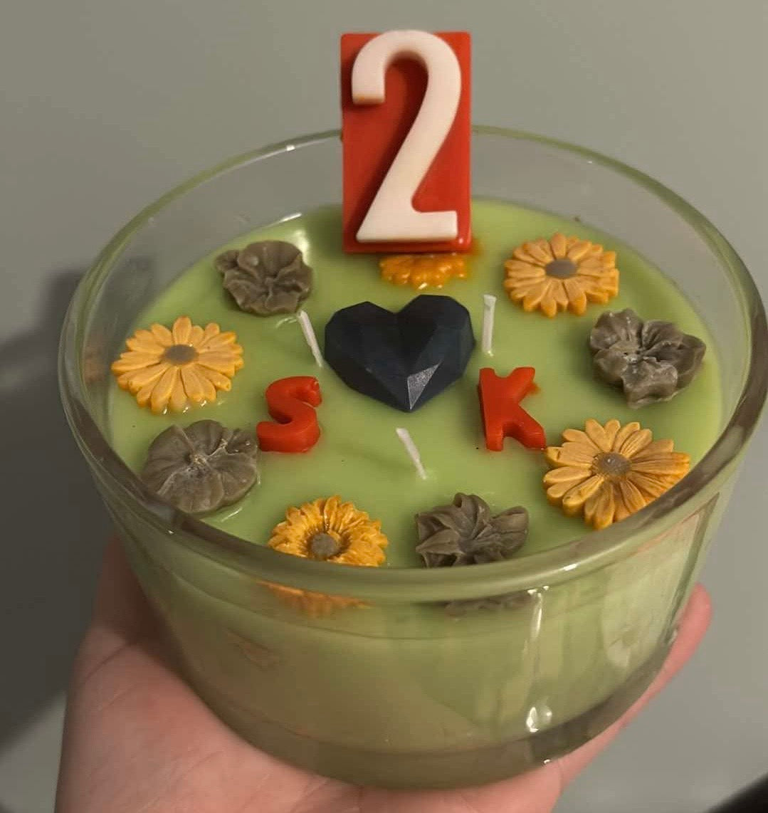 Large Custom Candle