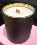 Sparkling night sky candle