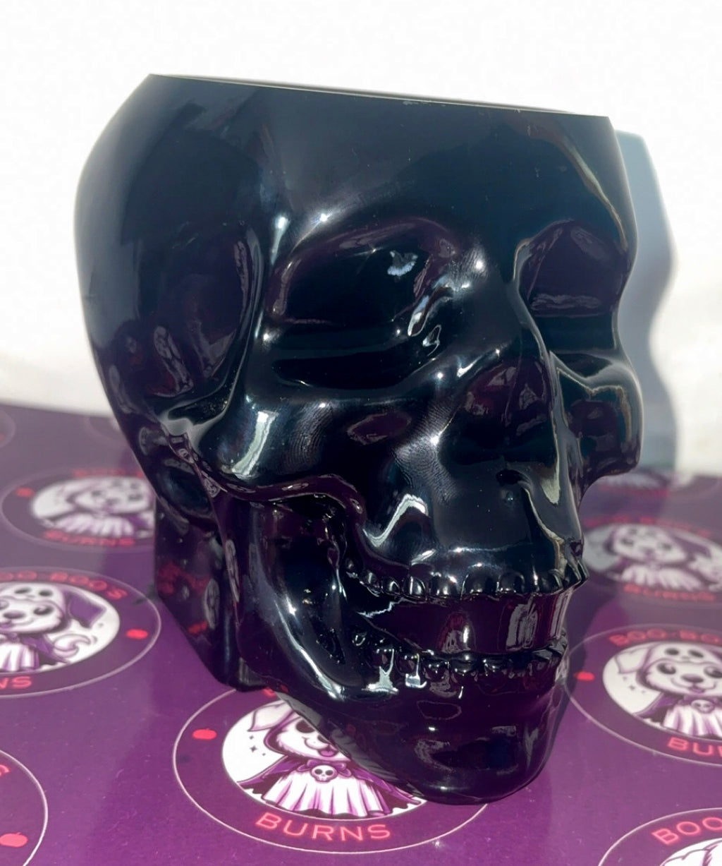 Large Skull Candle