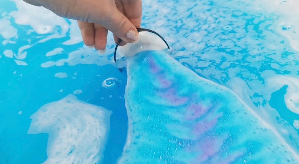 Blue Brain Skull Bath Bomb
