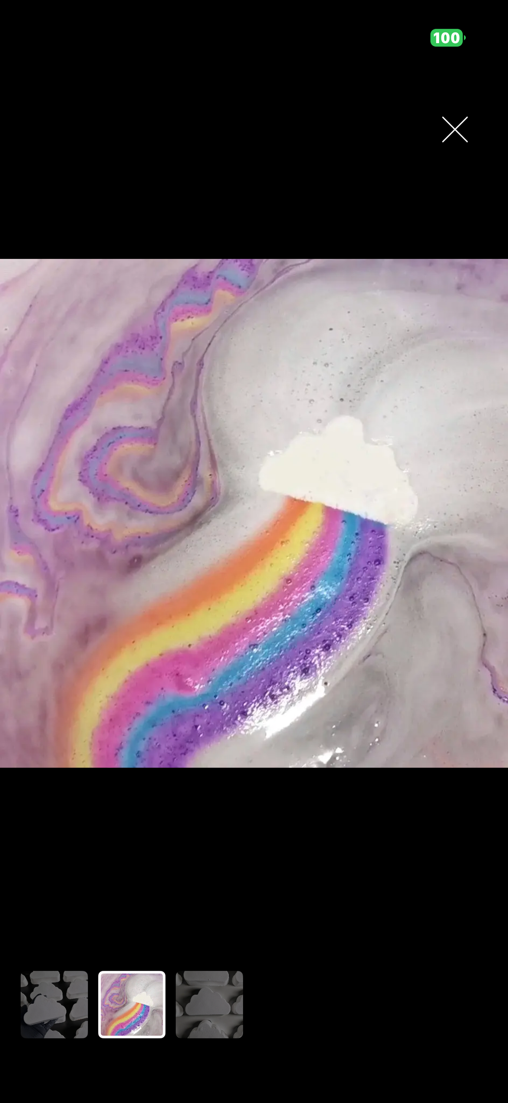 Cloud Bath bomb