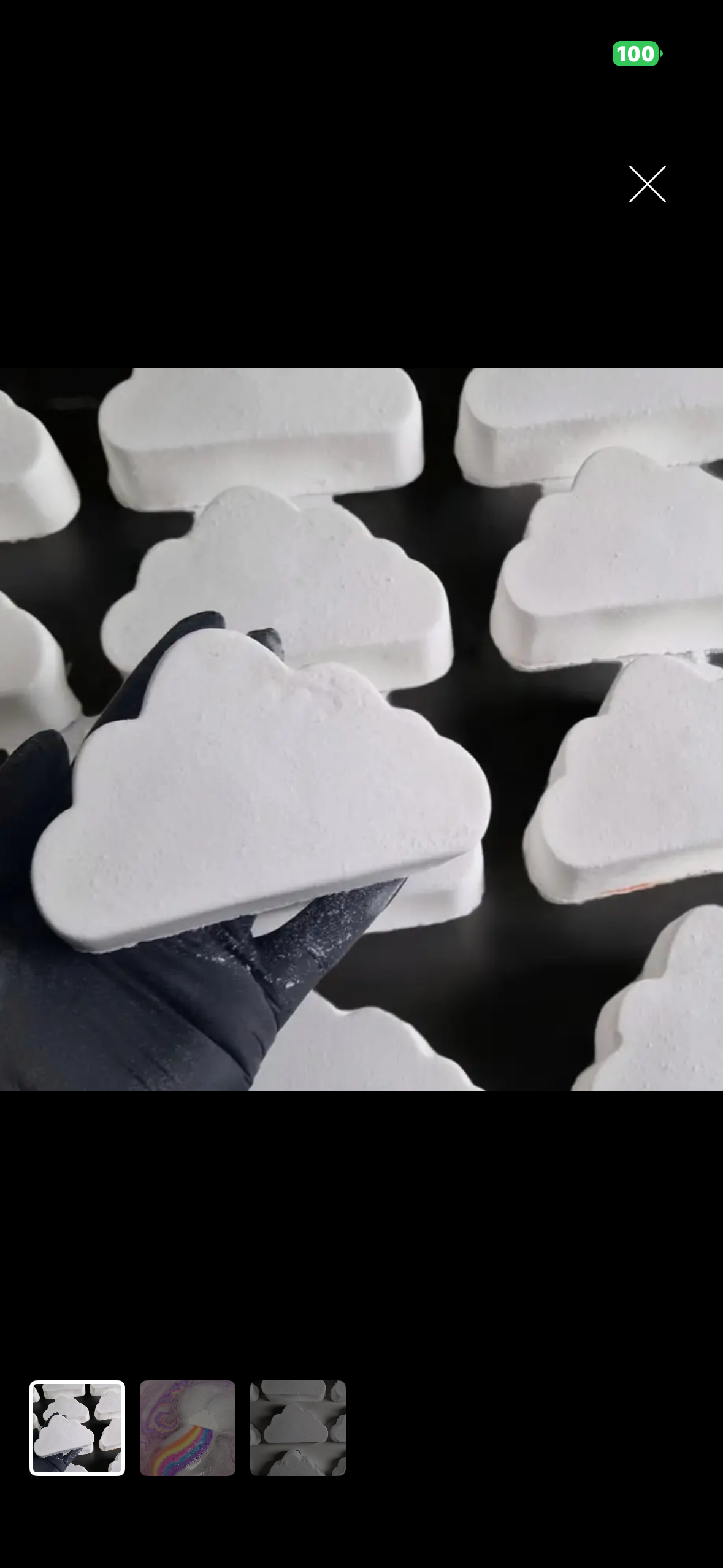 Cloud Bath bomb