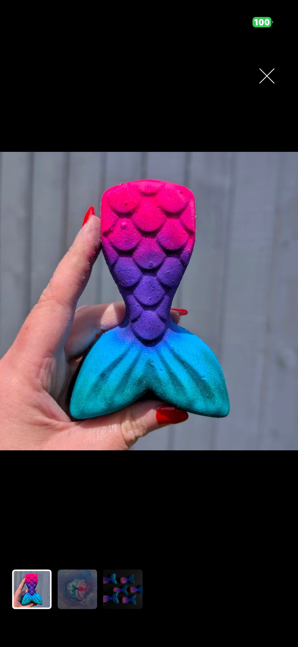 Mermaid Tail Bath bomb