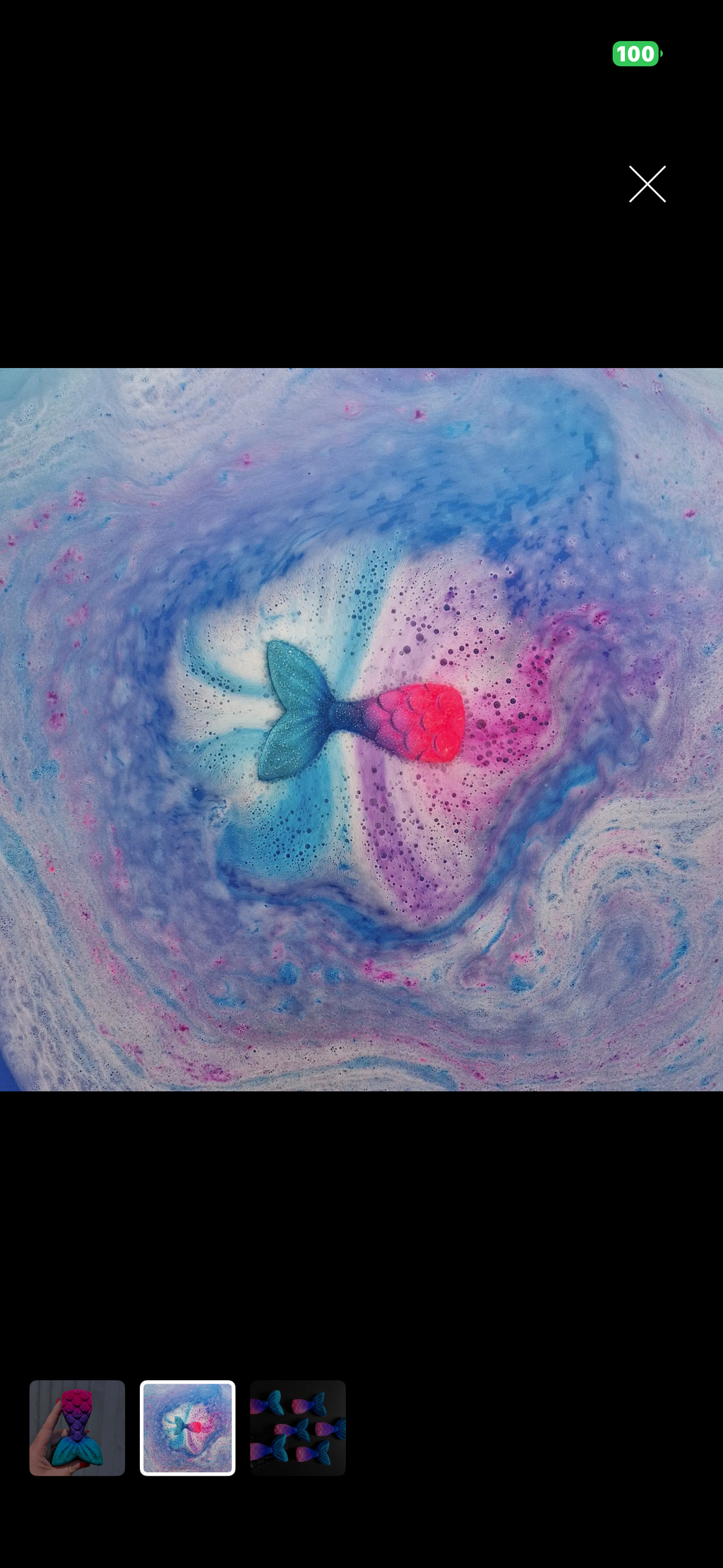 Mermaid Tail Bath bomb